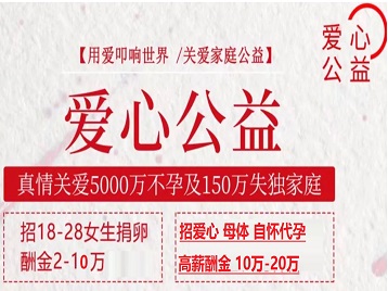 商南捐卵助孕生子 爱心志愿者招募